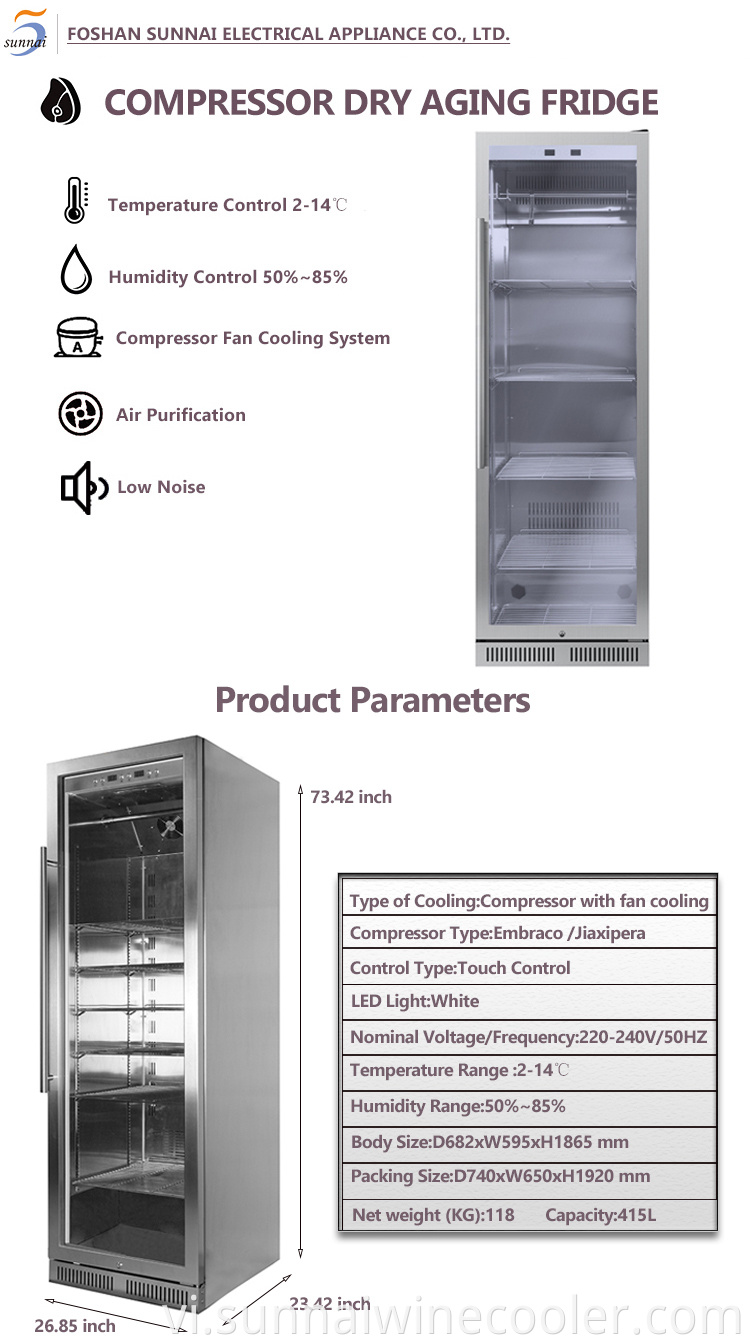 Sn 415 Dry Age Fridge